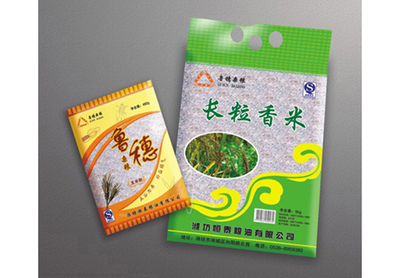 鲁穗大米包装袋设计