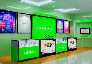 OPPO专卖店效果图设计